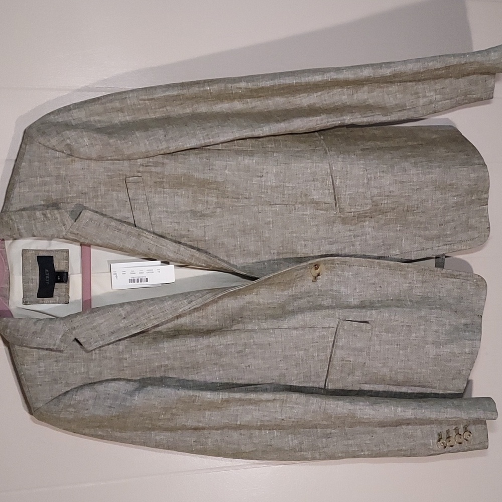 NEW Linen Blazer J Crew NWMfgrT   sz 8T
